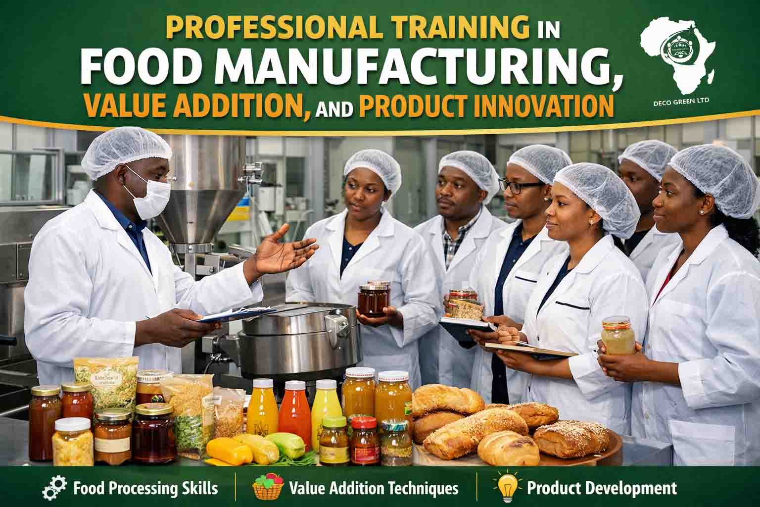 PROFESSIONAL TRAINING IN FOOD MANUFACTURING, VALUE ADDITION, AND PRODUCT INNOVATION